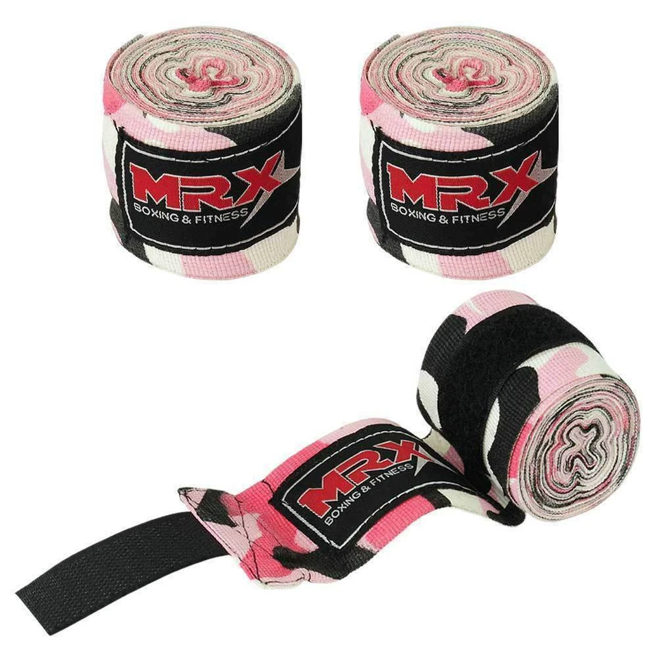 180" Hand Wraps MMA Muay Thai Kick Boxing Inner Gloves Mexican style Cotton Pair - Image 1 of 4