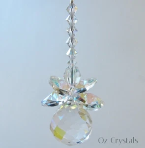 Guardian Angel Suncatcher made with Swarovski Crystal & 30mm Crystal Ball - Picture 1 of 1