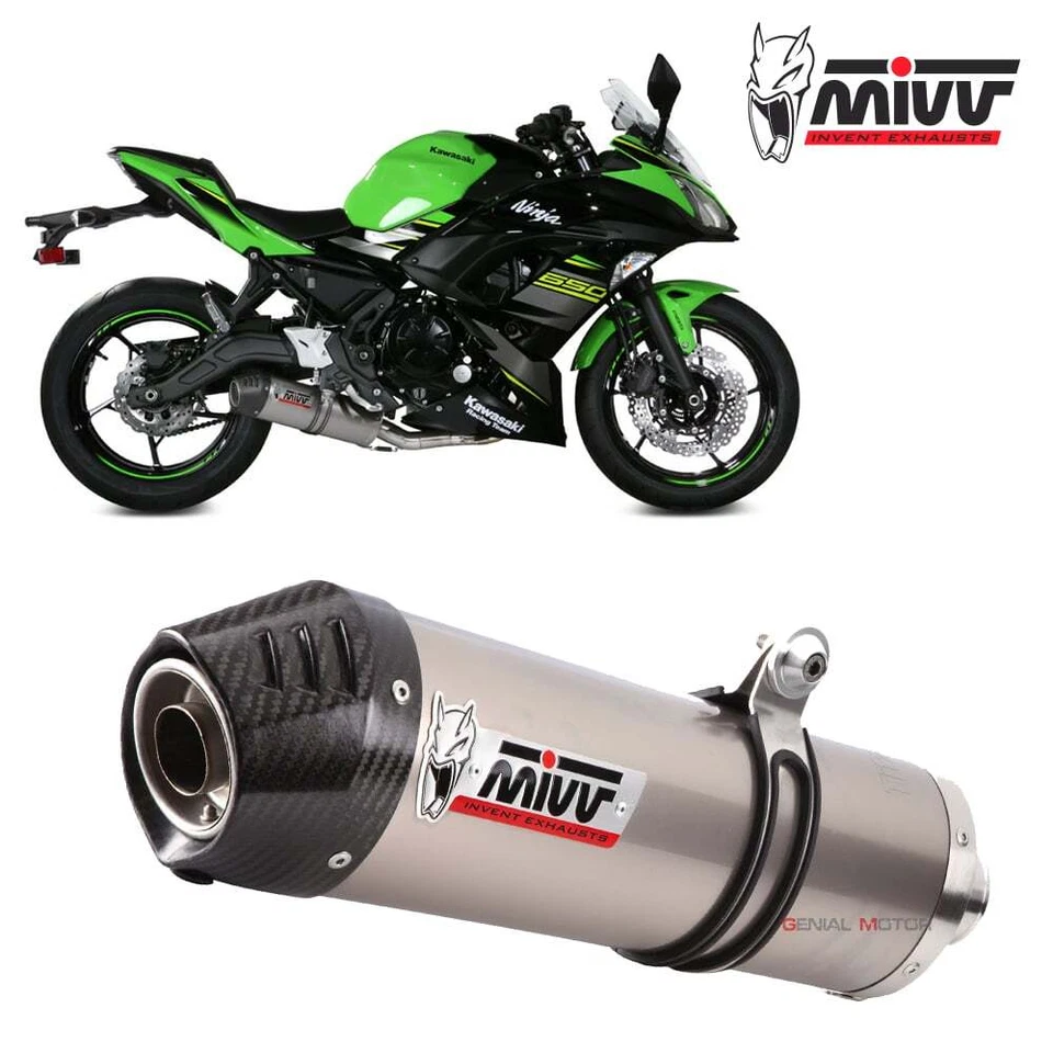 Mivv Installation Complète Ovale Titan Kawasaki Z650 2017