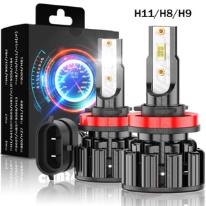 For Honda Ridgeline 2017-20 2x H11 LED Headlight Bulbs 6000K White Low Beam Kit - Picture 1 of 12