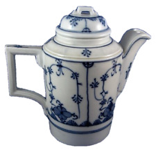 Ancien 18thC Gotha Porcelaine Strawflower Coffee Pot Porzellan Kanne Strohblumen