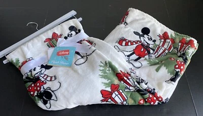 "Manta de felpa suave de vacaciones árbol de Navidad Disney Mickey & Minnie 50x70""" Foto 1 de 4