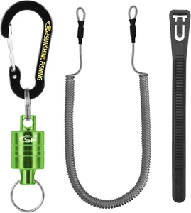Llavero magnético de liberación de red magnética más fuerte red de pesca con mosca retractor Magne - Imagen 1 de 12