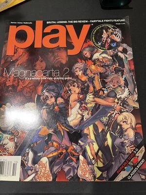 PLAY Magazine Magnacarta October 2009 Brutal Legends 3D Glasses Included - Image 1 of 4