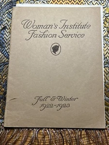 Vintage Woman's Institute Fashion Service Fall & Winter 1922-1923 - Picture 1 of 4