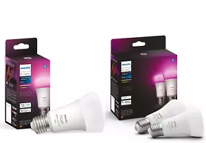 Philips Hue White & Color Ambiance E 27 2er oder 1er Pack 806Lm 16 Mio. Farben