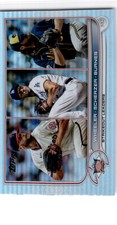 2022 Topps Rainbow Foil 127 Zack Wheeler / Max Scherzer / Corbin Burnes