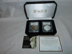 2010 Greek Sculpture High Relief (2 coin Set) First Strike PR69DCAM & CASE/COA - Picture 1 of 10