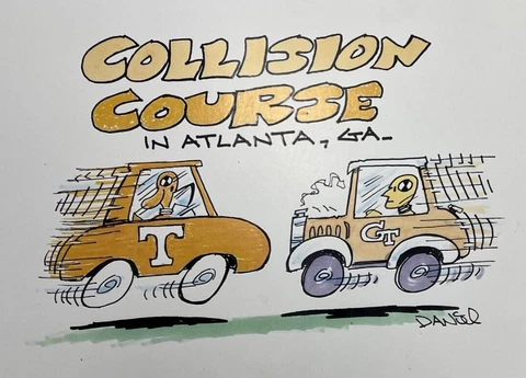 UT VOLS v Georgia Tech Football Charlie Daniel Knox News Sentinel Insert Poster Cover
