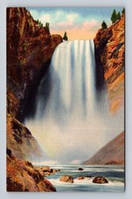 Yellowstone National Park, Great Falls, Series #958 Vintage Postcard