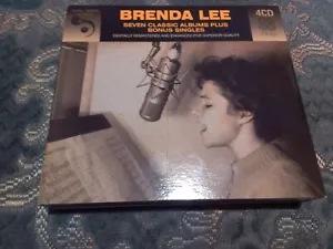 BRENDA LEE SEVEN CLASSIC ALBUMS PLUS BONUS SINGLES ON 4 CDS LIKE NEW CONDITION. - Picture 1 of 3