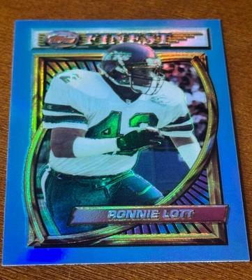 1994 Topps Finest Refractor Ronnie Lott #26 HOF Extremely Rare Beauty !! - Image 1 of 2