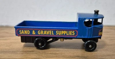 Y 4 1928 Sentinel Steam Waggon Models of Yesteryear Matchbox - schwarze Räder - - Bild 1 von 4