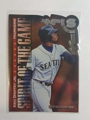 1998 Donruss Spirit Of The Game Silver Press Ken Griffey Jr #386 /1500 - Image 1 of 2