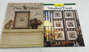WOODLAND FRIENDS CROSS STITCH PATTERN & The Cross Stitcher Volume 3 Number 2 - Picture 1 of 19