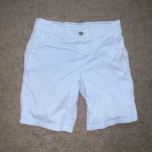 Johnnie-O Khaki Blue Chino Shorts Boys Size 16 - Picture 1 of 8