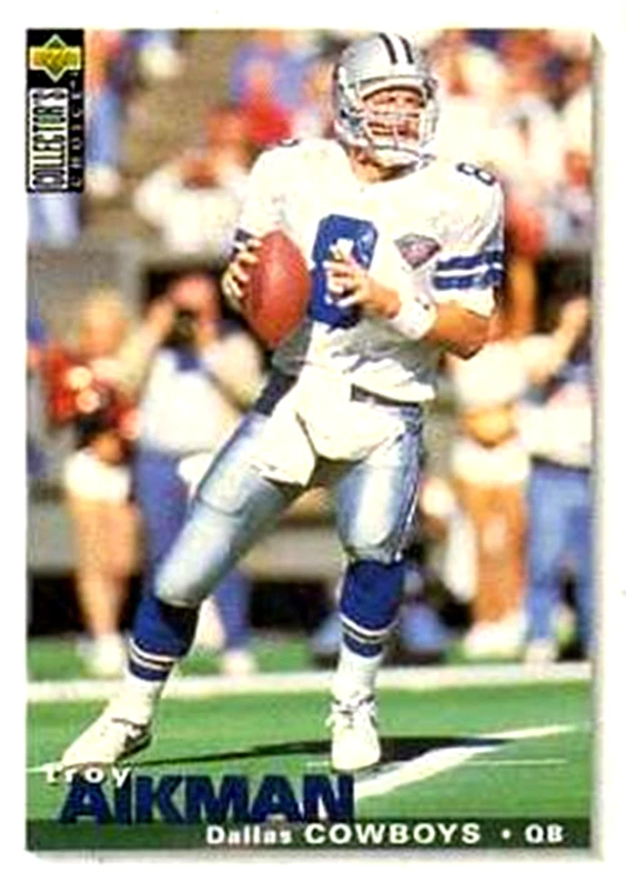 1995 Collector's Choice #66 Troy Aikman Dallas Cowboys HOF - Image 1 of 1