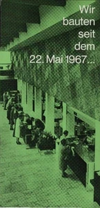 Wir bauten seit dem 22. Mai 1967 ... (Faltblatt) Stadtsparkasse Kassel, Der Vors - Picture 1 of 1