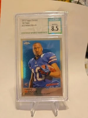 2013 Topps Chrome 1969 #13 Robert Woods RC - Buffalo Bills Rookie / LA Rams - Image 1 of 2