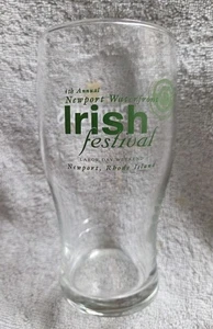 Vaso de pinta Guinness 4to anual Newport Waterfront Irish Festival Tulipán Gravedad - Imagen 1 de 6