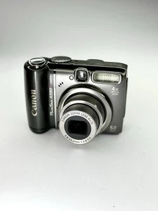 Canon PowerShot A590 IS 8.0MP Kompakt-Digitalkamera - Grau Getestet - Bild 1 von 11