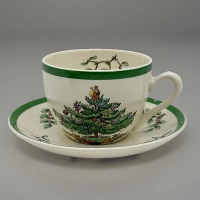 Spode Christmas Tree Cup & Saucer S3324 - Image 1 of 4