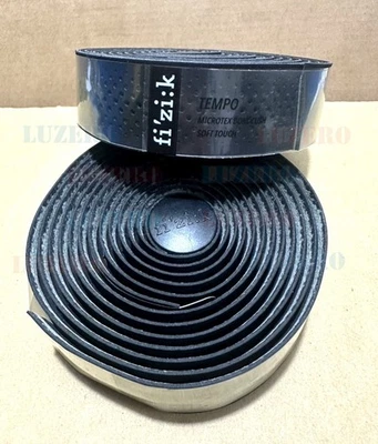 FIZIK TEMPO Road Series Bondcush Soft 3.0mm Handlebar Tape Black - Image 1 of 4