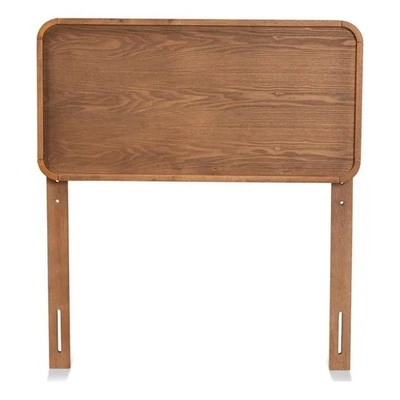Baxton Studio Mailene Mid-Century Modern Walnut Brown Finished Wood Twin Size... - Image 1 of 4