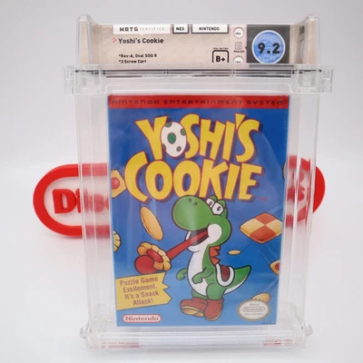 NES Nintendo Game YOSHI'S COOKIE - WATA GRADED 9.2 B+! NEW & Factory Sealed! - Image 1 of 4