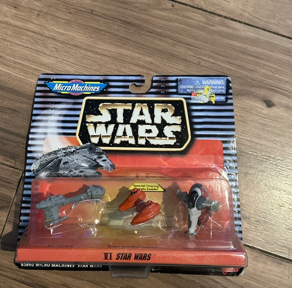 Star Wars VI Galoob Micro Machines 1996 Boba Fett’s Slave 1 Cloud Car 65860