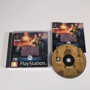 Medal of Honor Underground Playstation PS1 Videojuego Manual PAL - Imagen 1 de 7