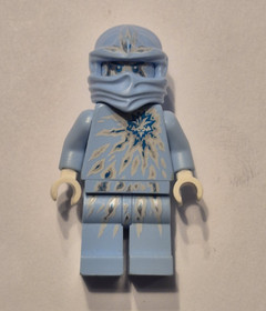 Lego Ninjago ZANE NRG Minifigure Authentic njo0069 Played With SEE PICS 9590
