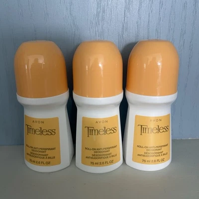 Avon Timeless роллер антиперспирант дезодорант 2,6 унц (75 мл) - лот из 3 новый - Изображение 1 из 3