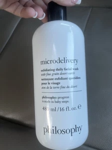 Philosophy MicroDelivery Daily Exfoliating Facial Wash - 16 fl. oz. Sealed New - Picture 1 of 2
