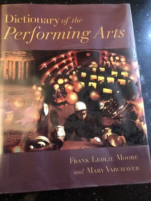 Dictionary of the Performing Arts by Moire & Varchaver - image 1 of 4