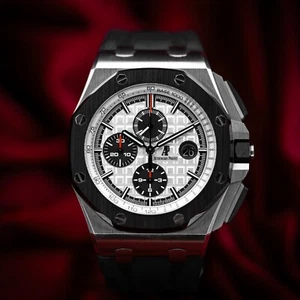 Audemars Piguet Royal Oak Offshore Ceramic Chrono Panda 26400SO.OO.A002CA.01 - Picture 1 of 24