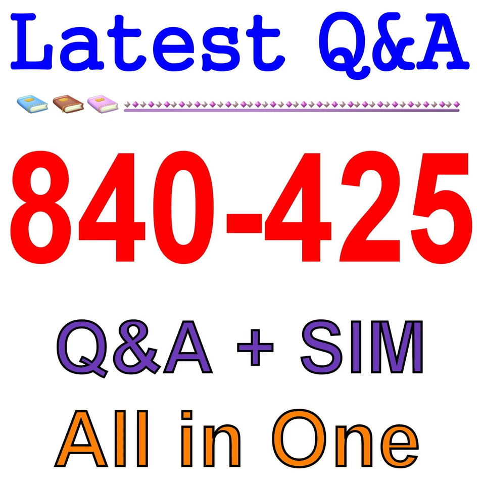 Cisco Best Practice Material For 840-425 Exam Q&A+SIM - Image 1 of 1