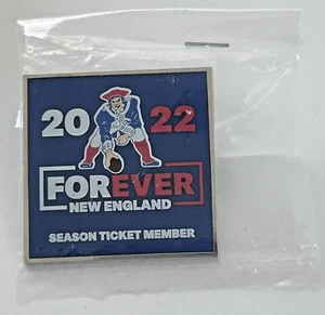 Nuevo prendedor de miembros de boletos de temporada de los New England Patriots 2022 NFL - Imagen 1 de 3