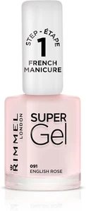 Smalto Unghie Super Gel French Manicure, Nail Polish Effetto Gel a Lunga Durata, - Foto 1 di 12