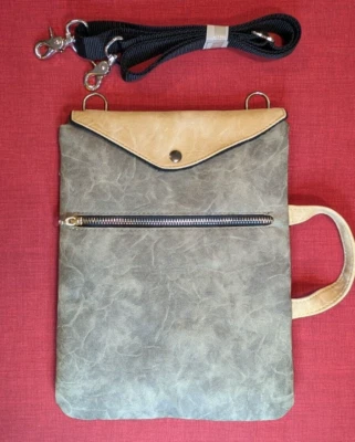iPad Pocket Pad by Popular Creations, NWOT Grey w/ Window - Image 1 of 4