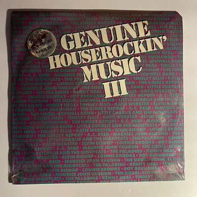 Genuine Houserockin' Music III Vinyl, LP, Sampler Alligator Records Sealed - Image 1 of 2