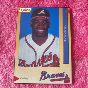 1994 LYKES BRAVES RARE REGIONAL ISSUED DEION SANDERS  CARD LIMITED SHORT PRINT