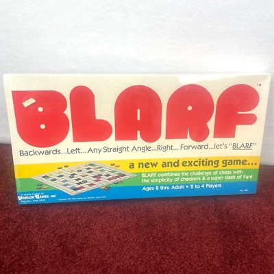 Vintage BLARF Board Game Chess Checkers Parlor Games 1981 80s NOS SEALED *READ - Image 1 of 4