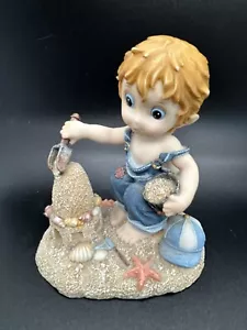 Montefiori Collection Boy Playing In The Sand Italian figurine Collectible - Picture 1 of 7