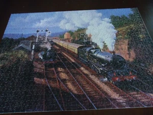 DAMPFMASCHINE - 1000 TEILE - RAVENSBURGER - 70 x 50 cm - GEBRAUCHT - KOMPLETT - Bild 1 von 2