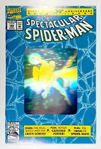 Spectacular Spider-Man #189 30th Anniversary Silver Hologram CVR (1992) Marvel - Bild 1 von 3