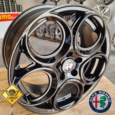 GTA KIT 4 Cerchi In Lega 18" Compatibili con Alfa Romeo Giulia Giulietta Brembo - Imagen 1 de 4