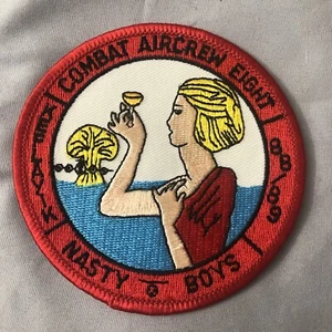 Combat Aircrew Eight Patch - 3 3/8 inches x 3 3/8 inches - Nasty Boys - Picture 1 of 2
