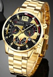Cold Men’s Watch Relojes De Hombre Waterproof Stainless Steel Luminous Classic - Picture 1 of 3