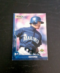 2001 Upper Deck Play Makers ICHIRO SUZUKI Seattle Mariners MLB Baseball Card #51